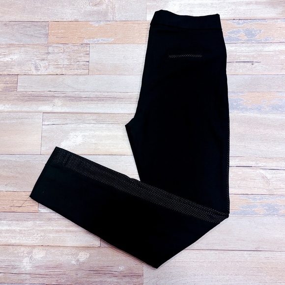JANE & JOHN Black pants with side patterns - Picture 1 of 7